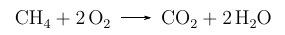 chemical equation